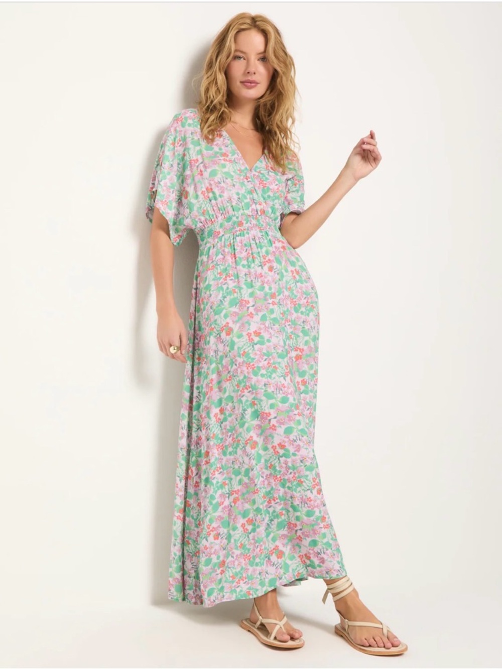 78&Sunny floral midi dress
